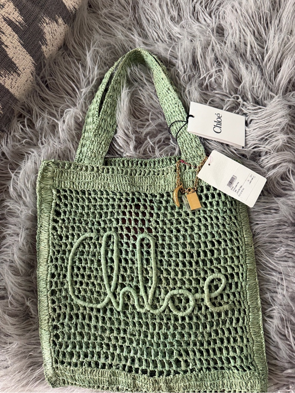 Chloe banana tote green - Picture 3 of 11